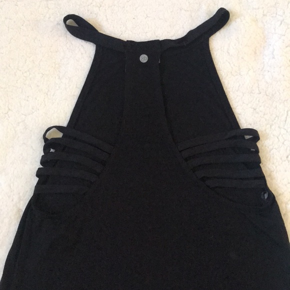 Zella | Muscle Halter Workout Tank With Side Cut Outs in Black Size XS - Picture 7 of 11